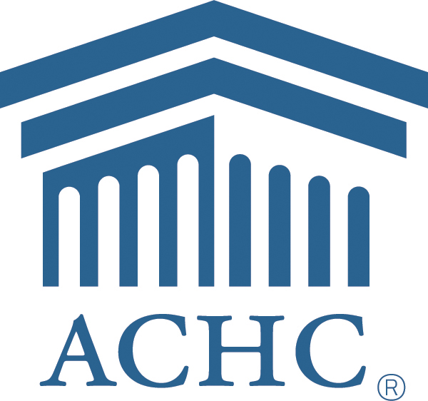 A graphic that says ACHC